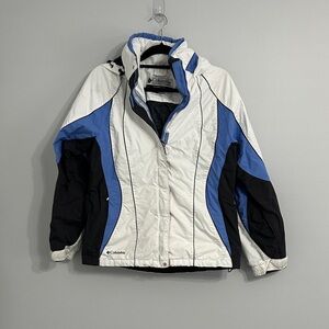 Columbia Black, White, and Blue Jacket